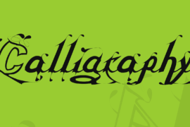 Calligraphy Font