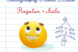 Calligraphy Hand Made Font Family