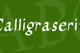 Calligraserif Font