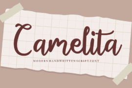 Camelita Demo Font