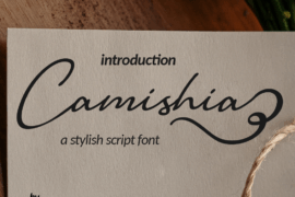 Camishia-free Font