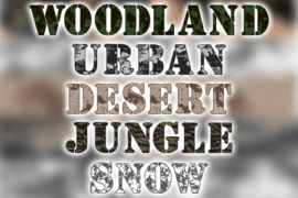 Camouflage Font Family