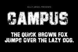 CAMPUS PERSONAL USE Font