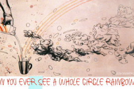 Can you ever see a whole circle Font