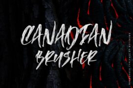 Canadian Brusher Font