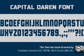 Capital Daren Font Family