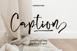 Caption Demo Font