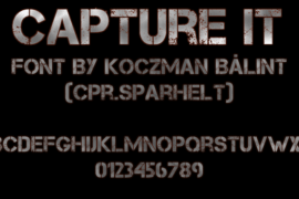 Capture it Font