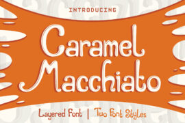 Caramel Macchiato Bouncy Font