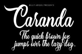 Caranda Personal Use Font