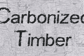 Carbonized Timber Font