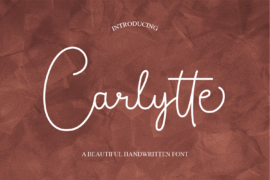 Carlytte Demo Font
