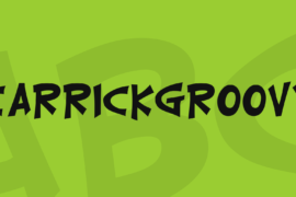 CarrickGroovy Font