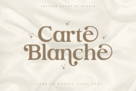 Carte BlancheDemo Font