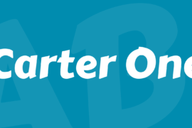 Carter One Font