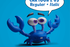 Cartoon 2 US Font Family