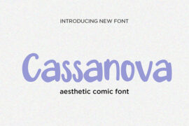 Cassanova-Demo Font Family