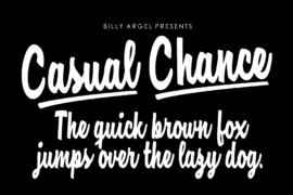 Casual Chance Personal Use Font