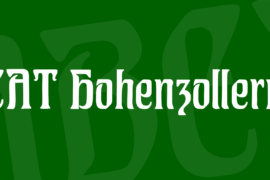 CAT Hohenzollern Font