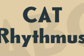 CAT Rhythmus Font