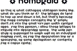 Catharsis Cargo Font