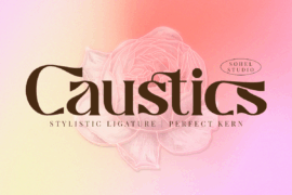 Caustics Demo Font