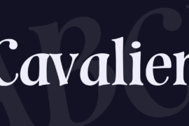 Cavalier Font
