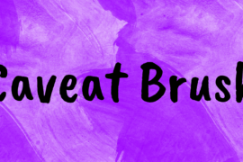 Caveat Brush Font