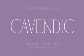CAVENDIC Font