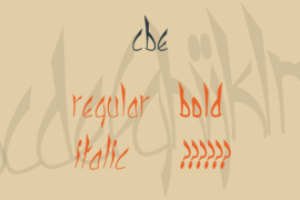 cbe Font Family