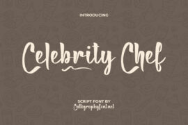 Celebrity Chef Demo Font