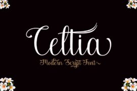 Celtia Script Font