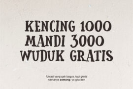 Cemong Font