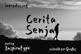 Cerita Senja FREE Font