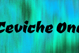 Ceviche One Font