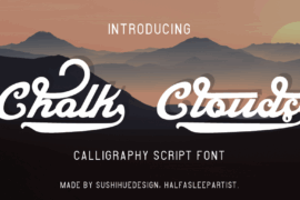 Chalk Clouds Font
