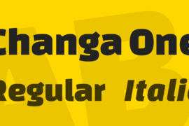 Changa One Font Family