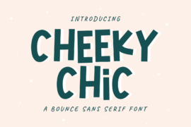 CheekyChic_PERSONALUSE Font
