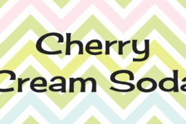 Cherry Cream Soda Font