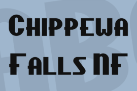 Chippewa Falls NF Font