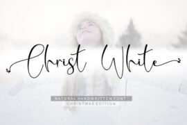 Christ White – Personal Use Font