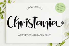 Christania – Personal Use Font