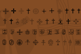 Christian Crosses IV Font