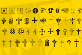 Christian Crosses V Font