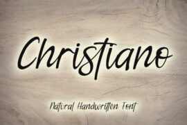 Christiano – Personal Use Font