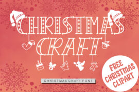 CHRISTMAS CRAFT – Personal Use Font