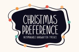 Christmas Preference Font