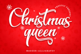 Christmas Queen – Personal Use Font