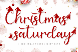 Christmas Saturday Font