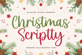 Christmas Scriptty Demo Font